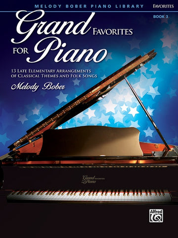 Bober - Grand Favorites for Piano, Book 3 - Easy Piano