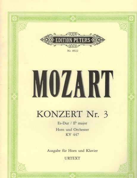 Mozart - Concerto No. 3 in Eb, K. 447 - Horn and Piano