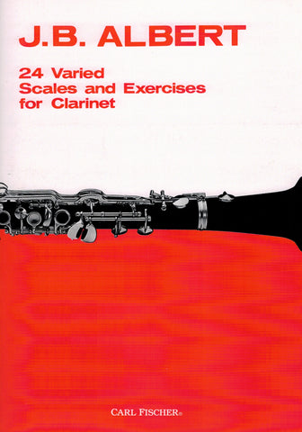Albert, ed. de Ville – 24 Varied Scales and Exercises for Clarinet – Clarinet Method