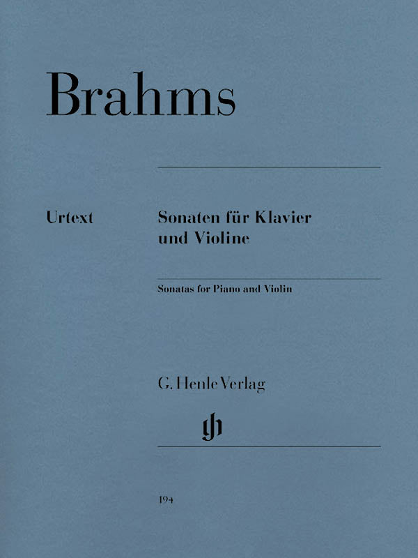 Brahms - Complete Sonatas for Violin and Piano - Violin and Piano