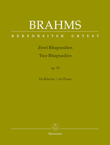 Brahms, ed. Kohn - Two Rhapsodies, op. 79 - Piano Solo