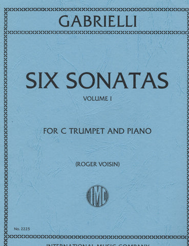 Gabrielli, ed. Voisin - Six Sonatas, Vol. 1 - Trumpet and Piano