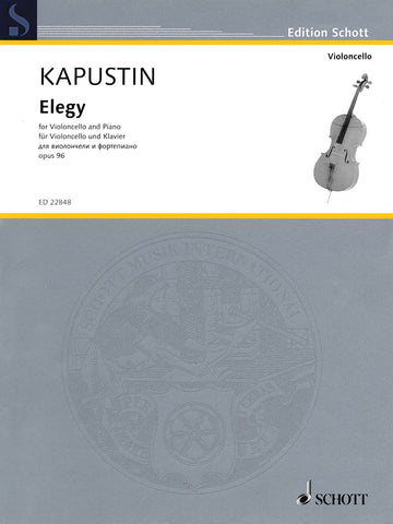 Kapustin - Elegy, Op. 96 - Cello and Piano