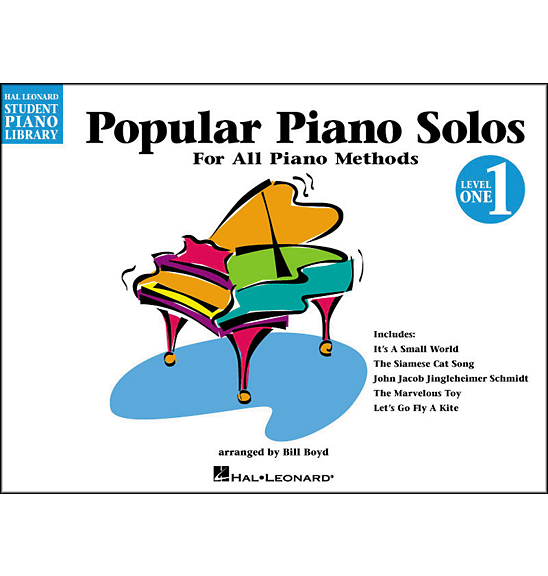 Hal Leonard: Popular Piano Solos, Level 1 - Piano Method