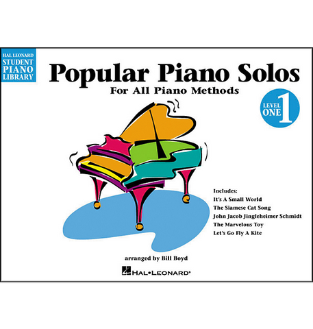 Hal Leonard: Popular Piano Solos, Level 1 - Piano Method