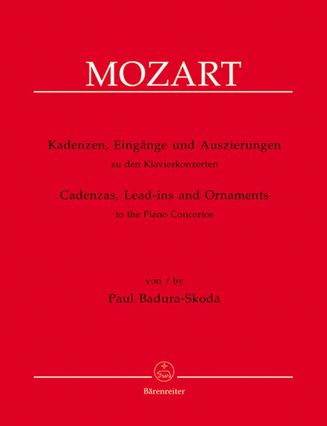 Mozart - Cadenzas, Lead-ins and Ornaments to the Piano Concertos - 2 Pianos, 4 Hands
