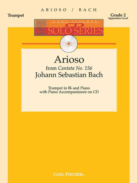 Bach - Arioso From 'Cantata No. 156' (w/CD) - Trumpet and Piano