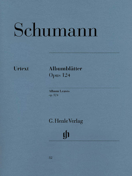 Schumann, ed. Herttrich – Album Leaves, Op. 124 – Piano