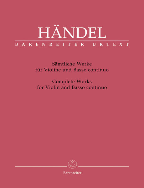 Handel - Complete Sonatas (Vol's 1 and 2) - Violin and Piano