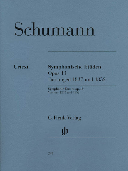 Schumann - Symphonic Etudes, Op. 13 (Early, Late, and 5 Posthumous Versions) - Piano Solo