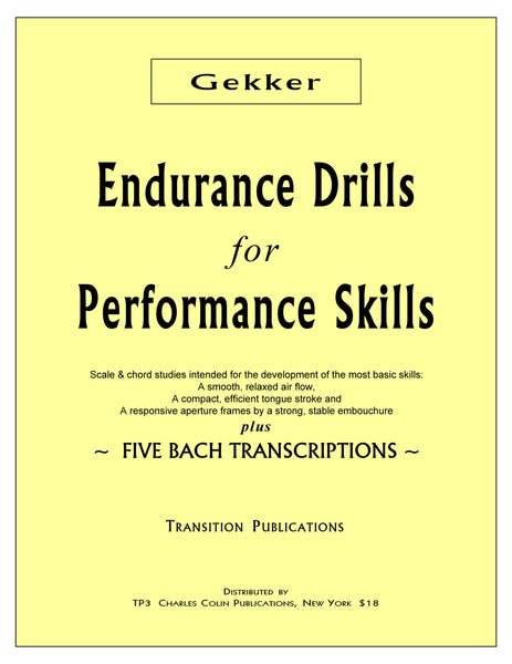 Gekker - Endurance Drills - Trumpet Method