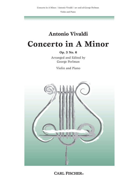 Vivaldi - Concerto in A Minor, Op. 3 No. 6 - Violin and Piano