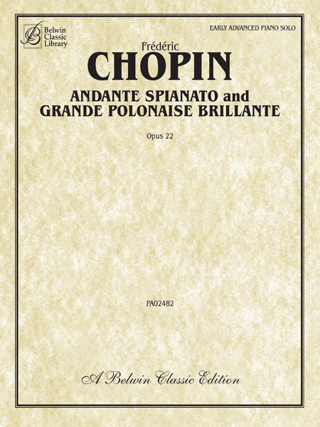 Chopin – Andante Spianato and Grande Polonaise Brillante, Op. 22 – Piano