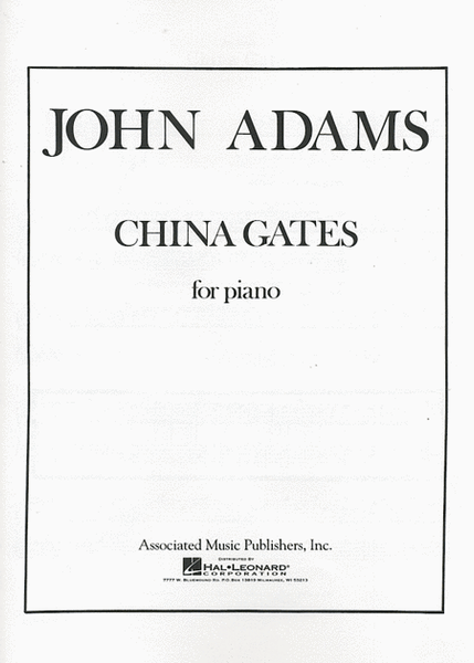 Adams – China Gates – Piano