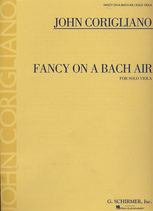 Corigliano - Fancy on a Bach Air - Viola Solo