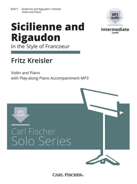 Kreisler - Sicilienne and Rigaudon (w/CD) - Violin and Piano