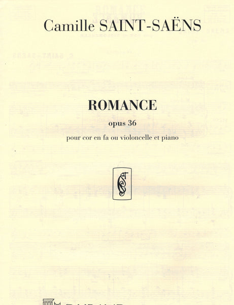 Saint-Saens - Romance, Op. 36 - Horn (Cello) and Piano