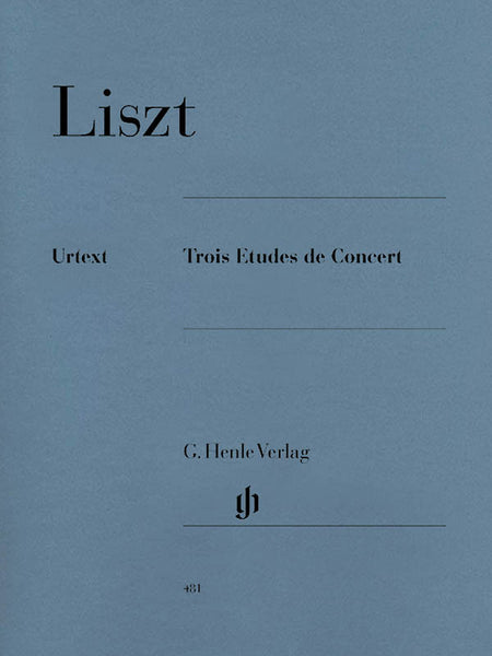 Liszt, eds. Mueller and Haug-Freienstein – 3 Etudes de Concert – Piano