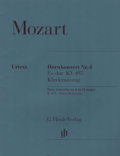 Mozart - Horn Concerto No. 4, KV. 495 - Horn and Piano