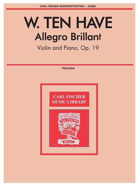 Ten Have - Allegro Brillant, Op. 19 - Violin and Piano