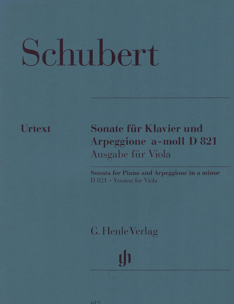 Schubert - Sonata Arpeggione - Viola and Piano
