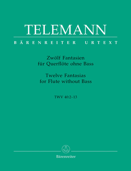 Telemann - 12 Fantasies, TWV 402-413 - Flute Solo