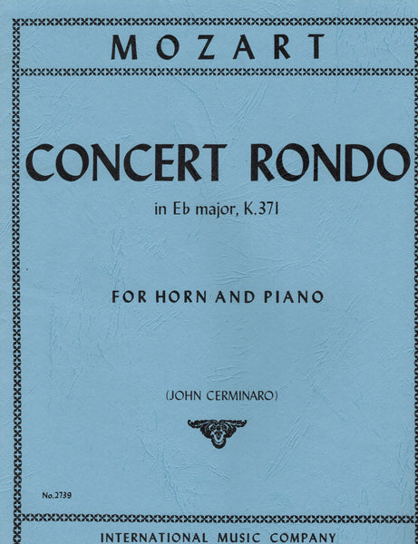 Mozart, ed. Cerminaro - Concert Rondo in Eb Major, K. 371 - Horn and Piano