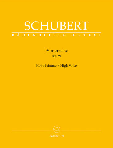 Schubert - Winterreise, Op. 89 D 911 - High Voice