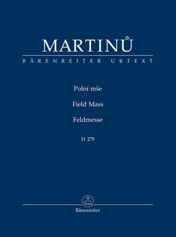 Martinu - Field Mass H 279 - Study Score