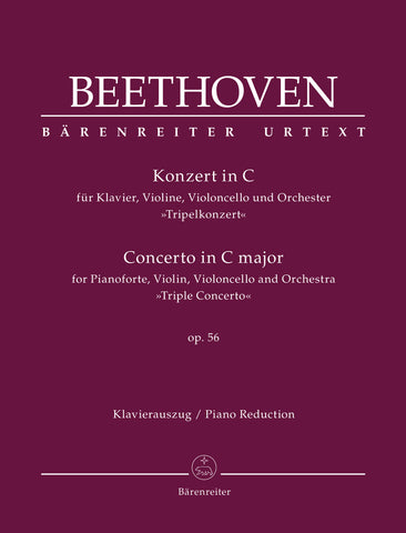 Beethoven - Concerto for Piano, Violin, Cello and Orchestra in C Major,  Op. 56 'Triple Concerto' -  Piano, Violin, Cello (Piano Reduction)