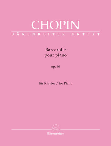 Chopin - Barcarolle for Piano in F-sharp Major, Op. 60 - Piano