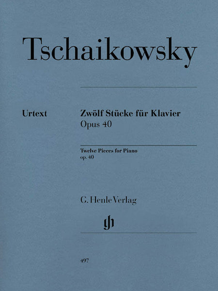 Tchaikovsky, ed. Vajdman – Twelve Piano Pieces, Op. 40 – Piano