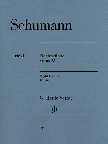 Schumann - Nachtstucke (Night Pieces), Op. 23 - Piano Solo