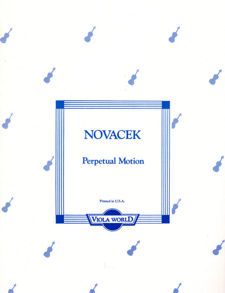 Novacek, tr. Arnold - Perpetual Motion - Viola and Piano