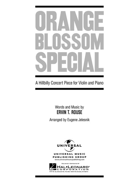 Rouse - Orange Blossom Special - Violin and Piano