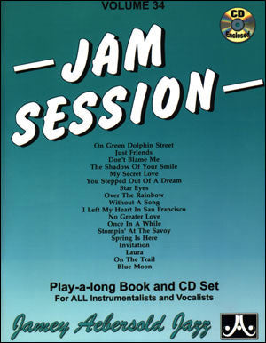 Aebersold - Jam Session, Vol. 34 - Jazz play-a-long (w/2CDs) - Multiple Instruments