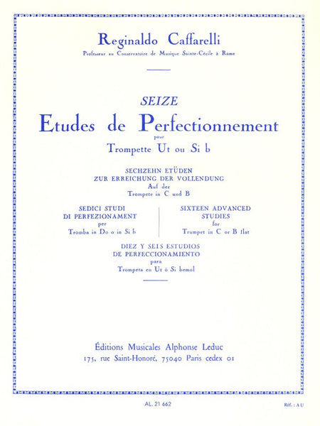 Caffarelli - 16 Etudes de Perfectionnement - Trumpet Method