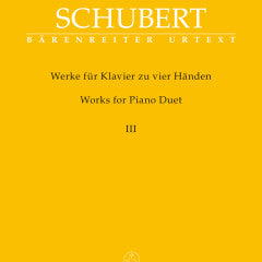 Schubert, ed. Litschauer - Works for Piano Duet, Vol. III - Piano, 4 Hands