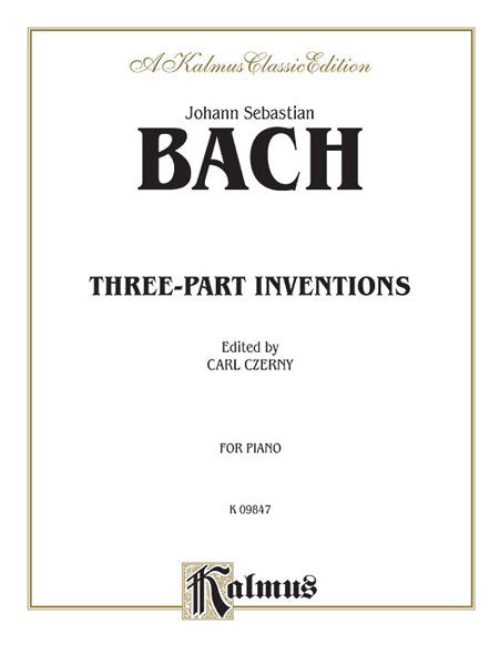 Bach – Three-Part Inventions – Piano