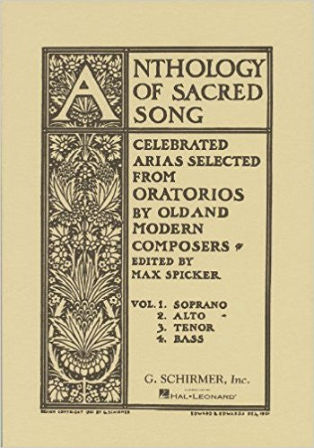 ed. Spicker - Anthology of Sacred Songs: Vol. 2: Alto - Alto Voice