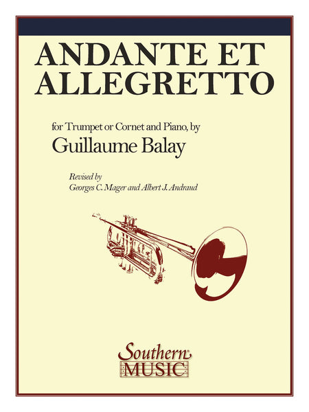 Balay, eds. Mager and Andraud - Andante et Allegro - Trumpet and Piano