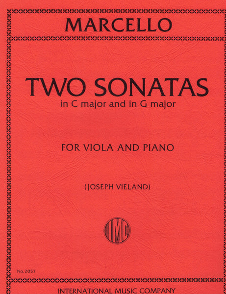 Marcello, ed. Vieland - Two Sonatas in C and G Major - Viola and Piano