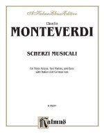 Monteverdi - Scherzi Musicali - Vocal Score