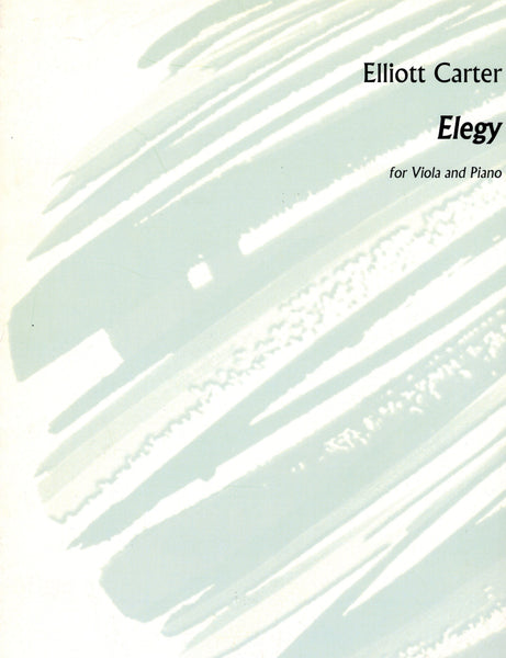 Carter - Elegy - Viola and Piano