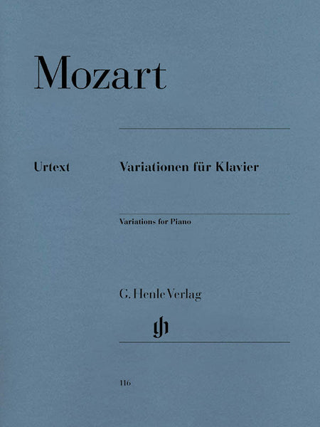 Mozart - Variations for Piano - Piano Solo