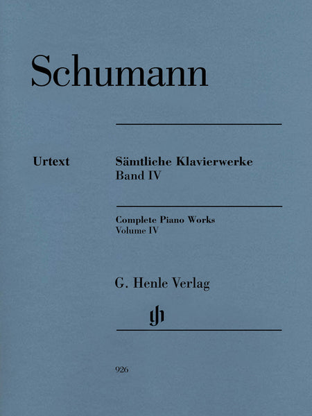 Schumann, ed. Herttrich – Complete Piano Works, Vol. IV – Piano