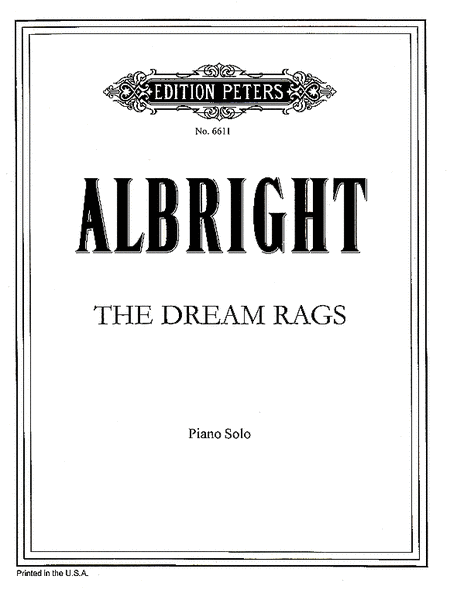 Albright – The Dream Rags – Piano