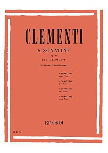 Clementi, ed. Marciano – 6 Sonatinas, Op. 36 – Piano