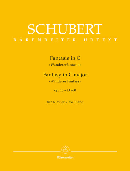 Schubert - Fantasy for Piano C major Op. 15 D 760 "Wanderer Fantasy" - Piano