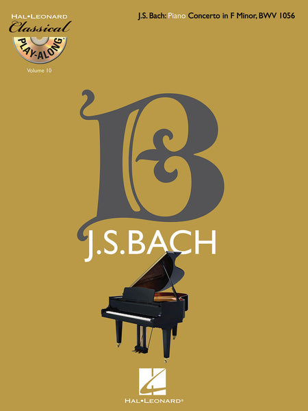Bach – Concerto in F Minor, BWV 1056 (w/CD) – Piano